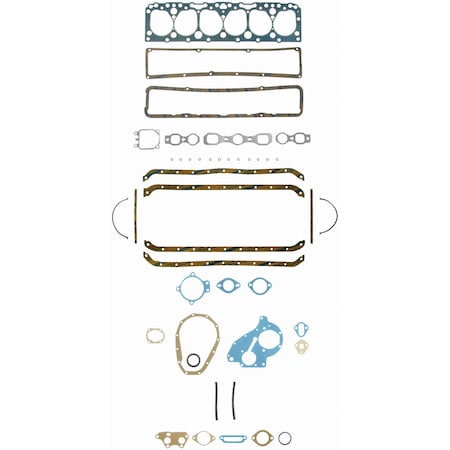 Fel-Pro Chev-Trk/Can Pont 26155-63K Full Gasket Set, Fs7782B FS7782B